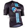 Completo Maglia + Pantaloncino con bretelle 2022 Team DSM Manica Corta Nero